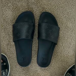 Louis Vuitton Waterfront Monogram Slides
